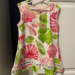 Seashell Tunic Top or Dress Size 8 w tags